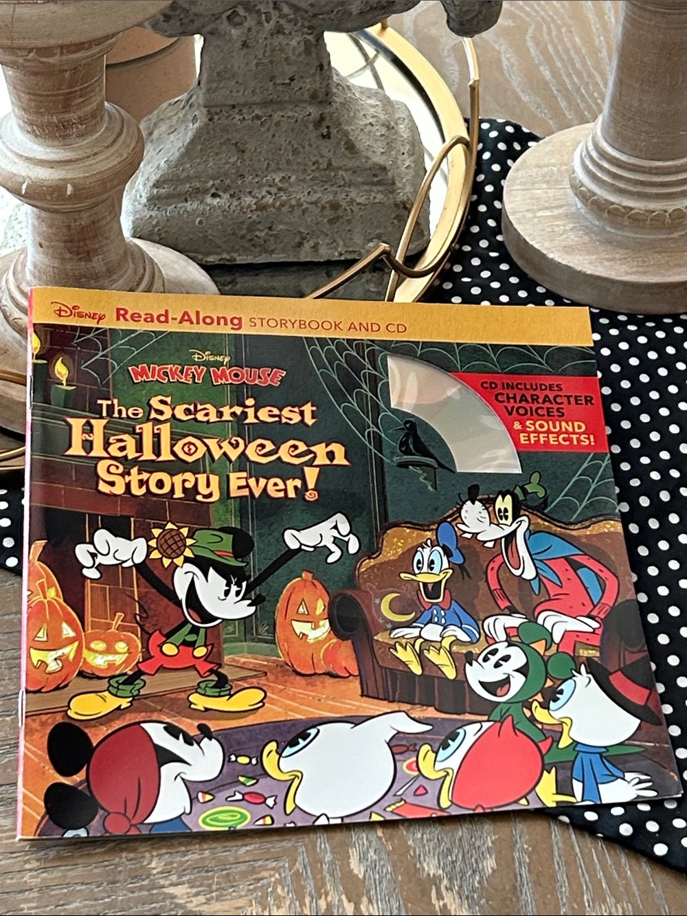 Disney Mickey Mouse The Scariest Halloween Story Ever Read along Cd Storybook